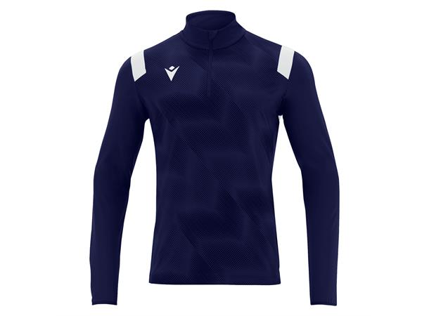 Purus 1/4 Zip Top NAV/WHT S Teknisk treningsgenser - Unisex 