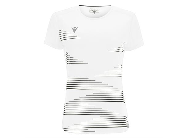 Irma Shirt Dame WHT/BLK L Teknisk løpe t-skjorte til dame 