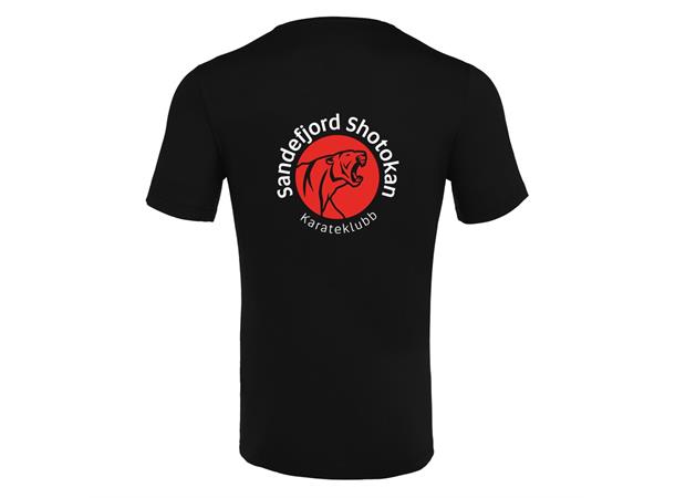 Sandefjord SK Boost Hero Sort T-Skjorte i100% bomull - Unisex 